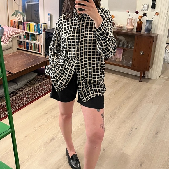 Men’s 80s printed blouse - Picture 4 of 9